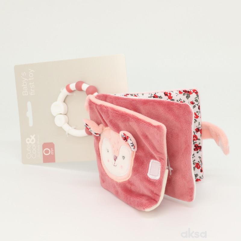 Cute&Cool plišana knjiga sa glodalicom jelen