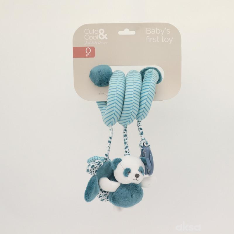 Cute&Cool plišana spirala sa glodalicom panda 