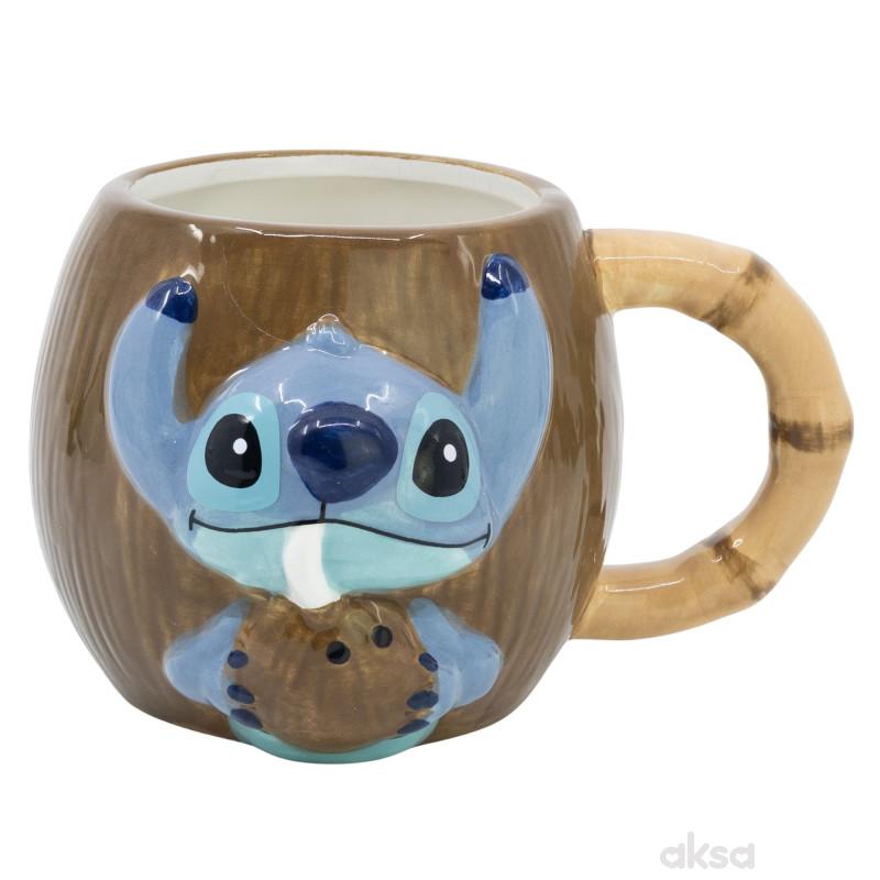 Stor 3D keramička šolja, Stitch Coconut 