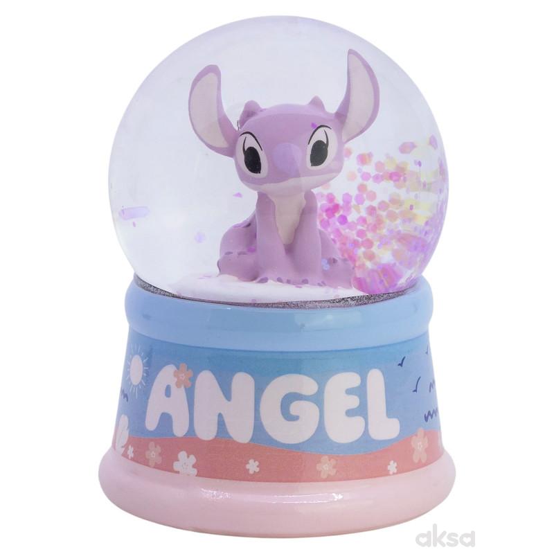 Stor snow globe, Angel 