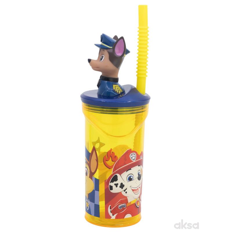 Stor flašica sa 3D figurom 360ml, Paw Patrol 