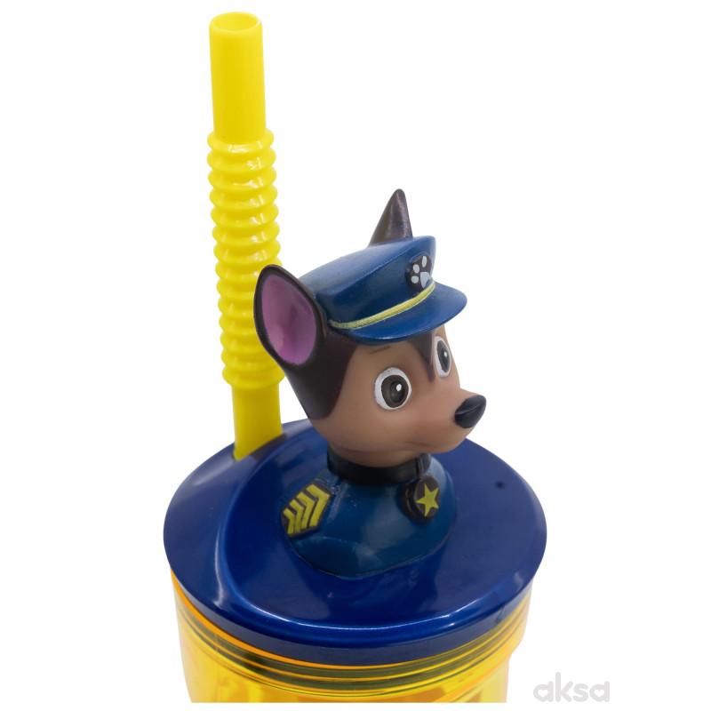 Stor flašica sa 3D figurom 360ml, Paw Patrol 