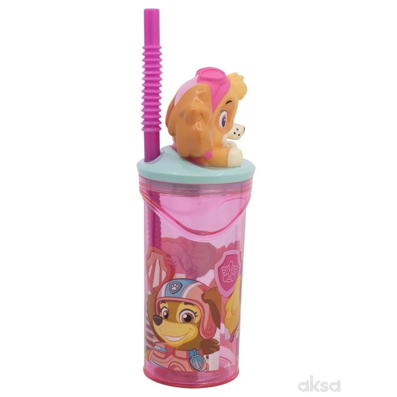 Stor flašica sa 3D figurom 360ml, Paw Patrol Girl 