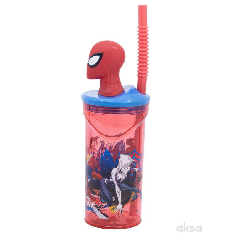 Stor flašica sa 3D figurom 360ml, Spiderman 