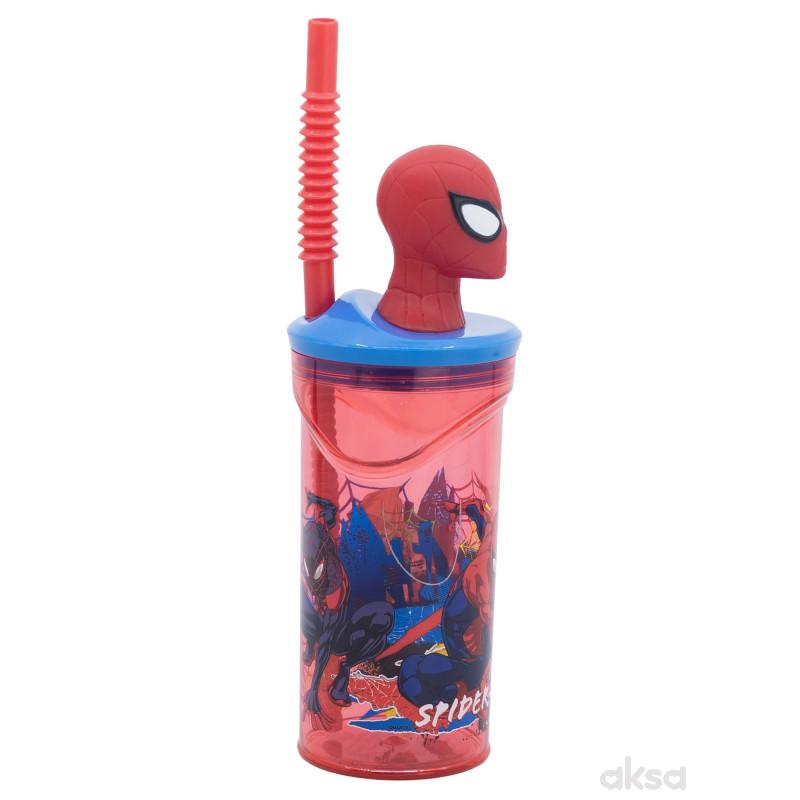 Stor flašica sa 3D figurom 360ml, Spiderman 