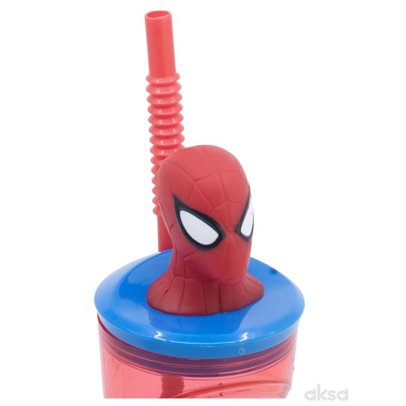 Stor flašica sa 3D figurom 360ml, Spiderman 