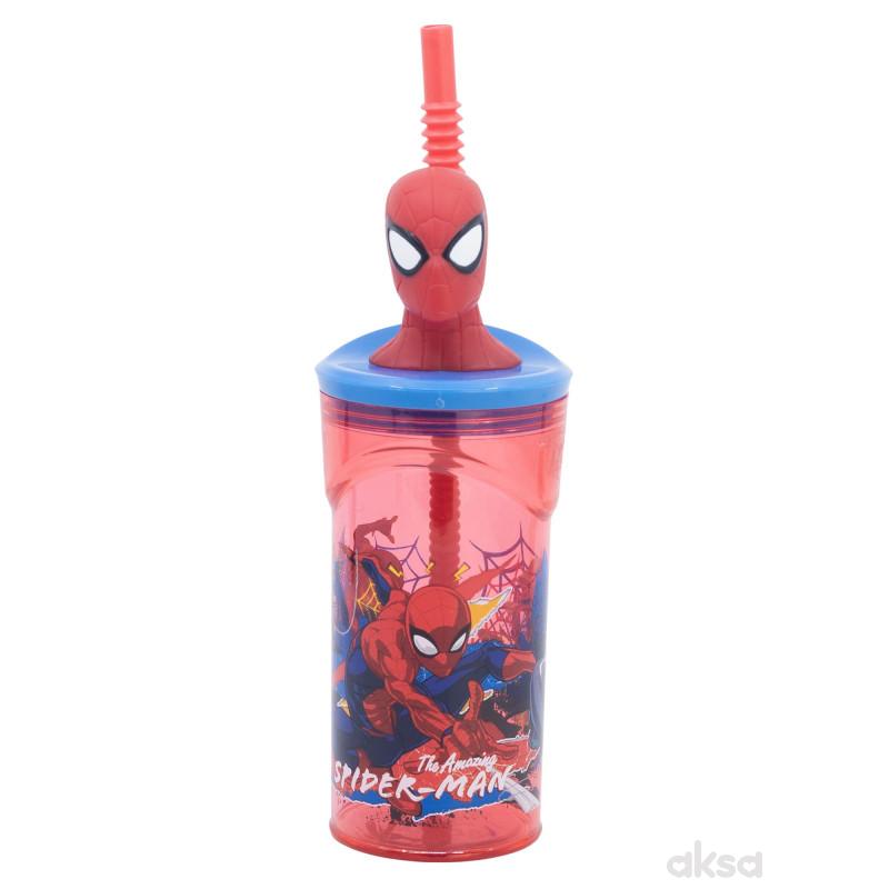 Stor flašica sa 3D figurom 360ml, Spiderman 