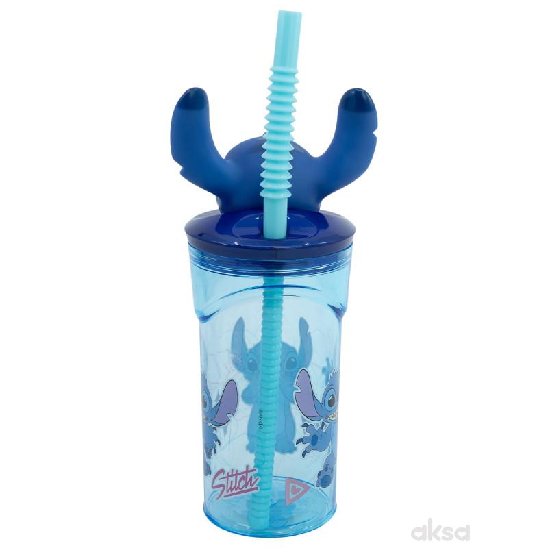 Stor flašica sa 3D figurom 360ml, Stitch 