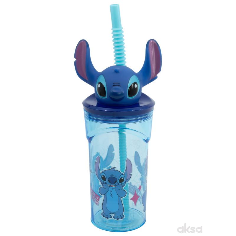 Stor flašica sa 3D figurom 360ml, Stitch 