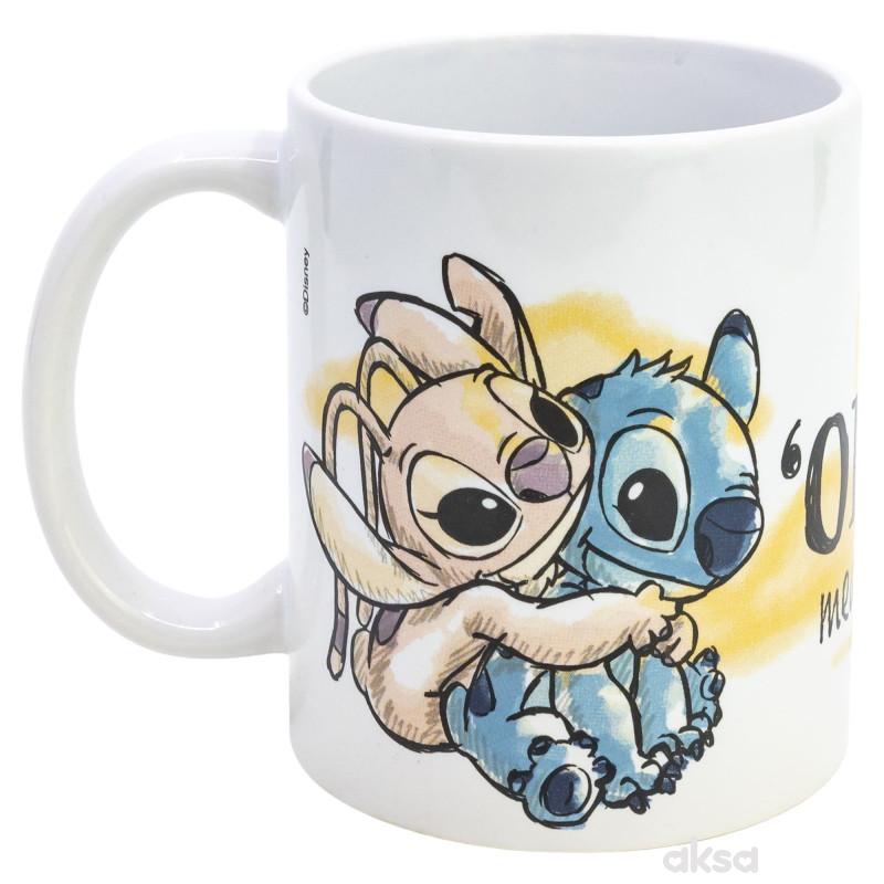 Stor keramička šolja, Stitch & Angel Ohana 
