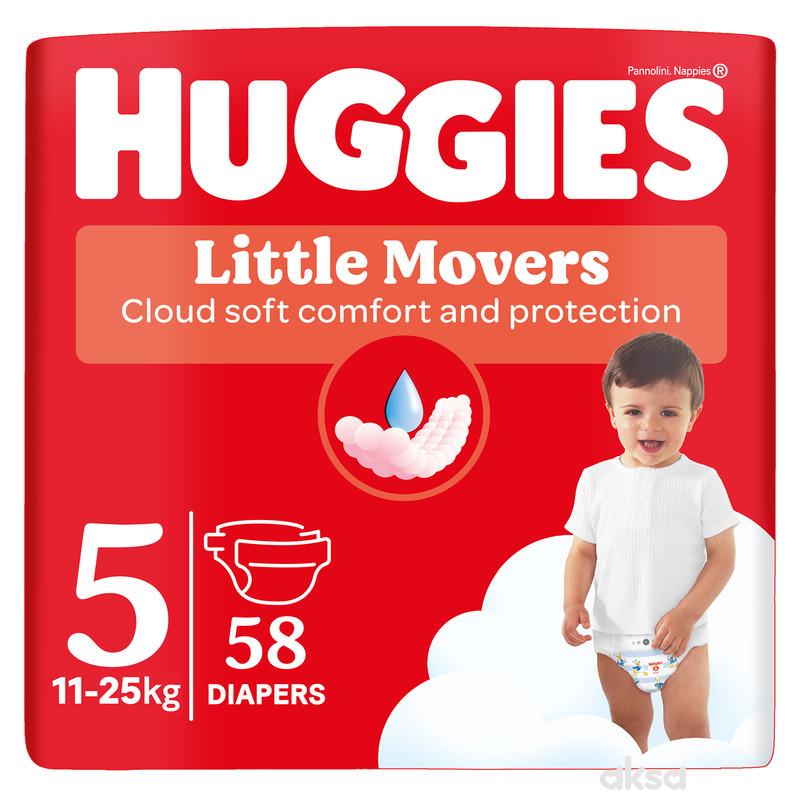 Huggies pelene little movers 5  11-25, 58kom 