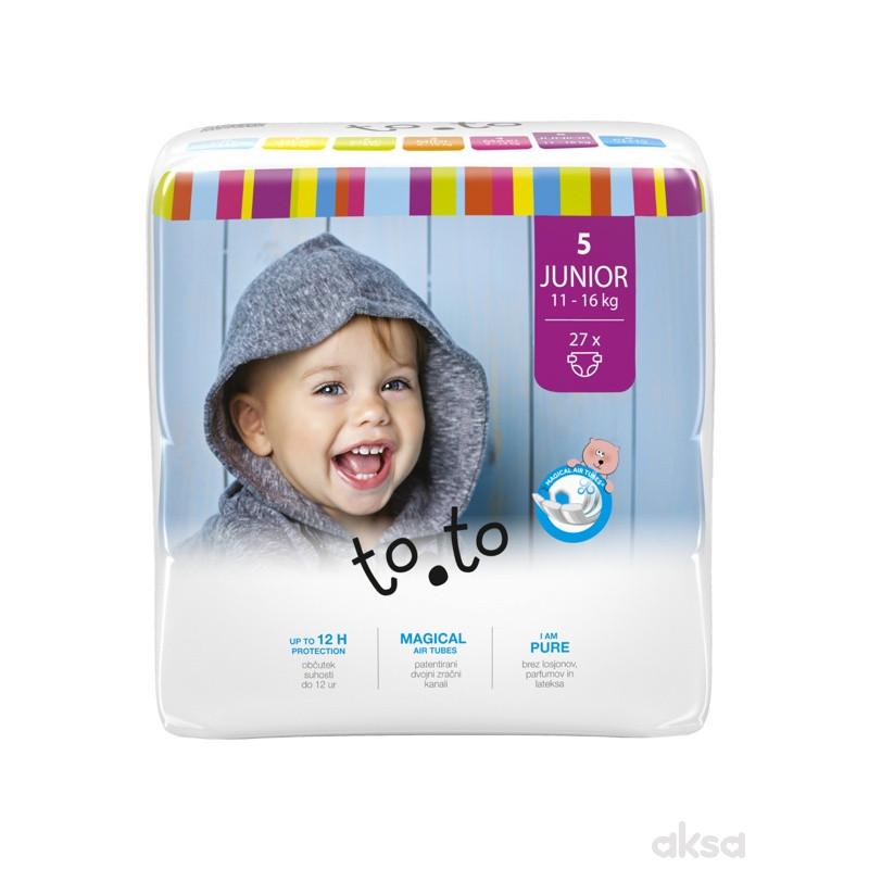 Tosama to.to pelene 5 junior 11-16kg 27kom 