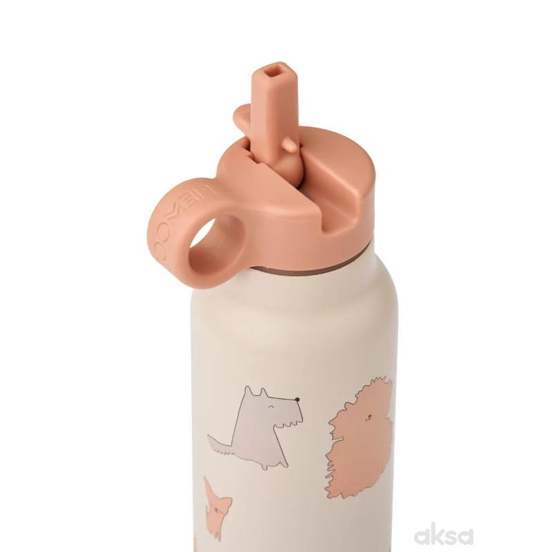 Liewood termos boca 350ml Falk,Cats and Dogs/Sandy