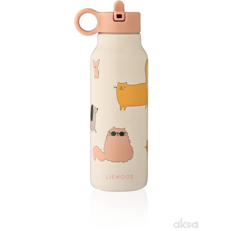 Liewood termos boca 350ml Falk,Cats and Dogs/Sandy