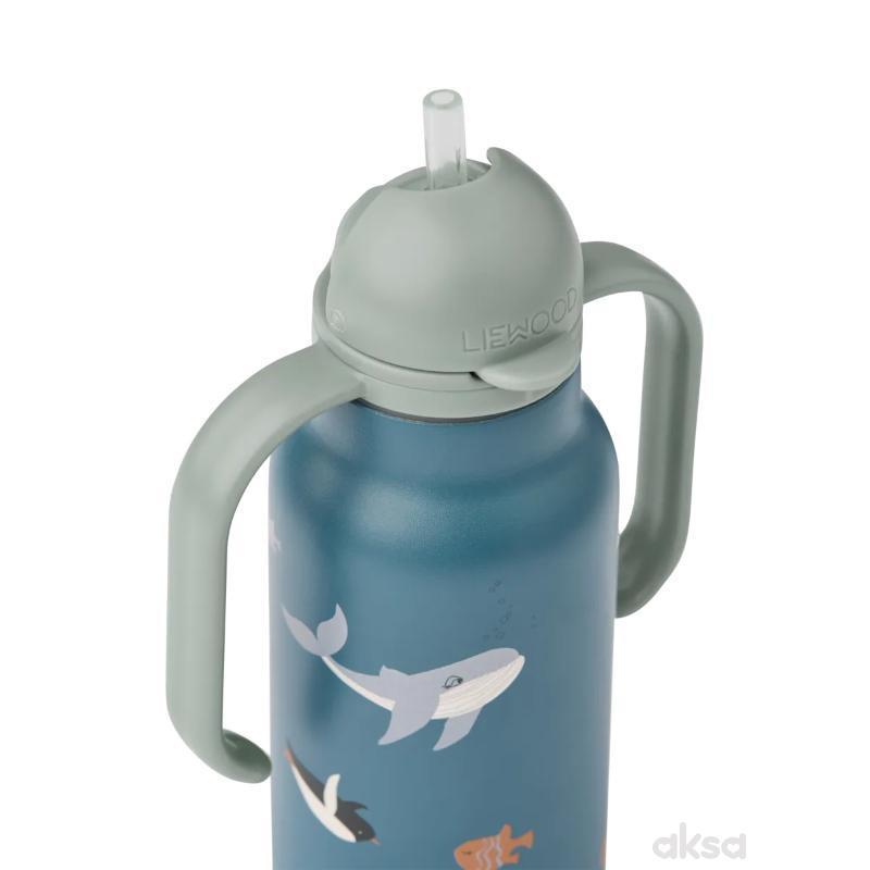 Liewood termos boca 250ml Kimmie,Arctic Sea/Ocean
