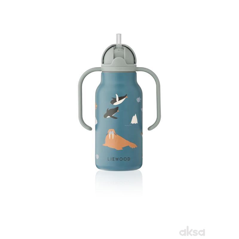 Liewood termos boca 250ml Kimmie,Arctic Sea/Ocean
