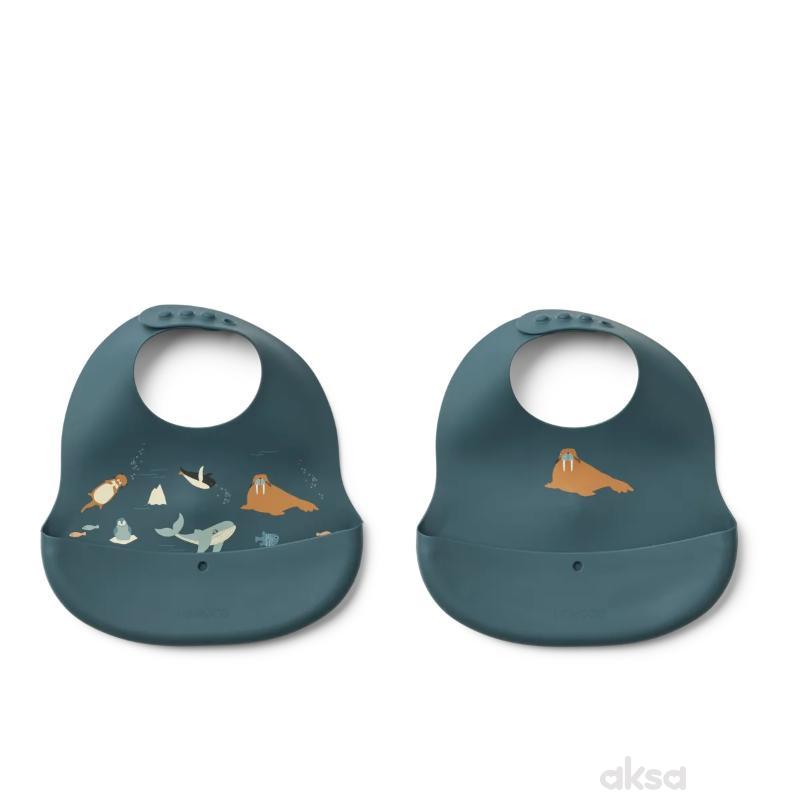 Liewood silik portikla 2pcs Ember,Arctic Sea/Ocean 