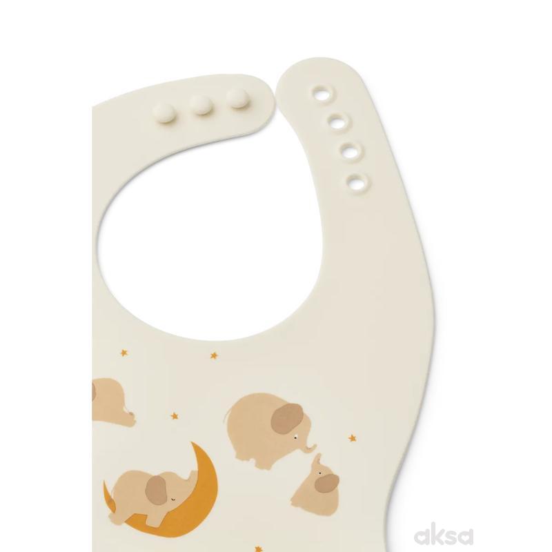 Liewood silik portikla 2pcs Ember,Elephant/Creme 