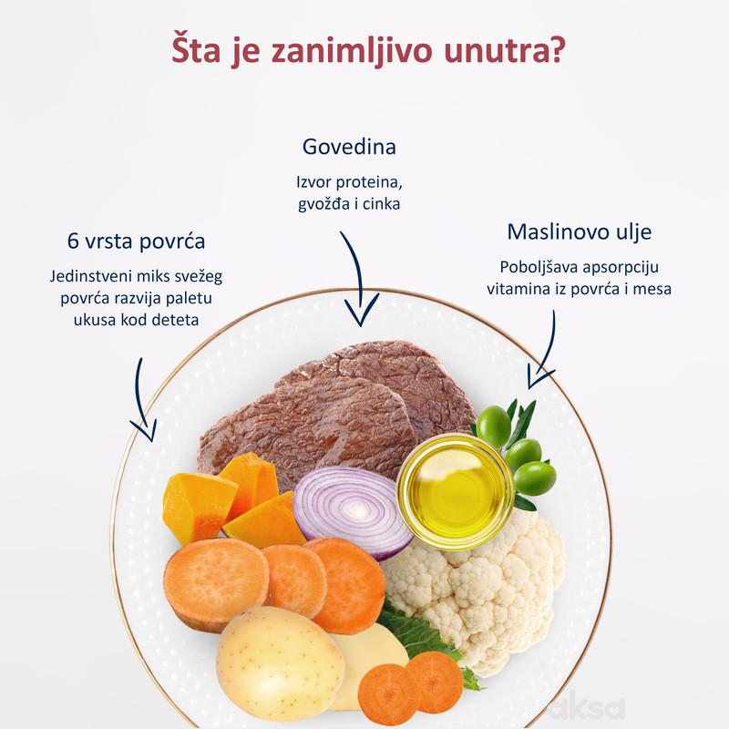 Fleur Alpine org. pire od povrća sa govedinom 100g 