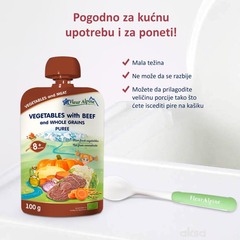 Fleur Alpine org. pire od povrća sa govedinom 100g 