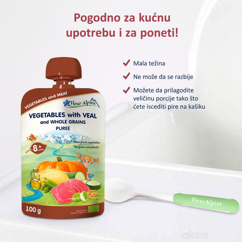 Fleur Alpine org. pire od povrća sa teletinom 100g