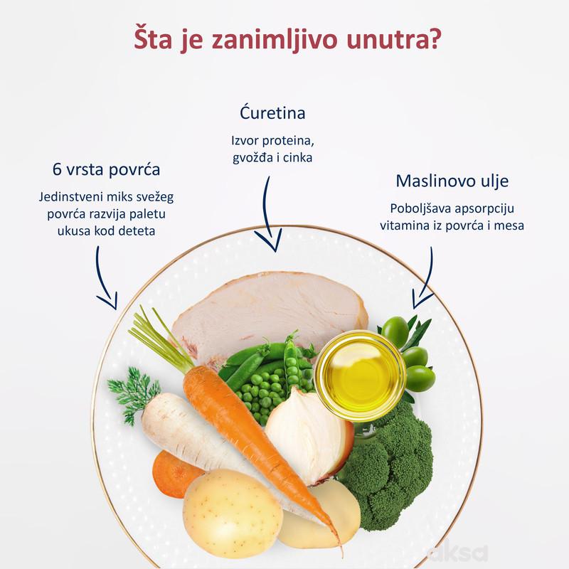 Fleur Alpine org. pire od povrća sa ćuretinom 100g 