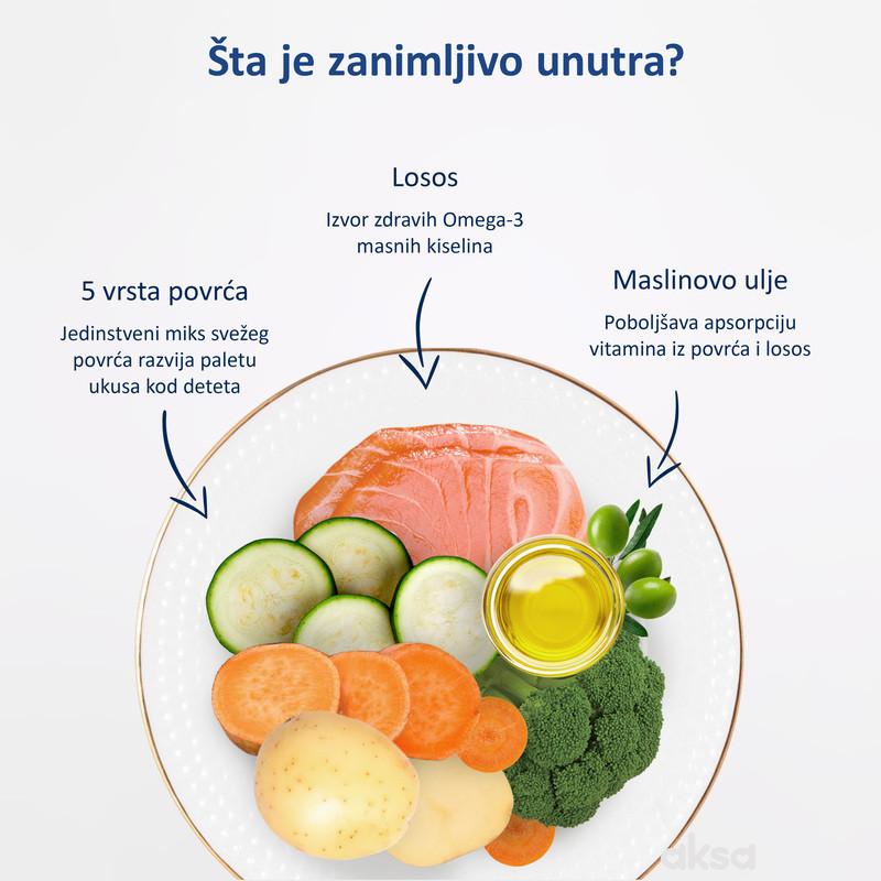 Fleur Alpine org. pire od povrća sa lososom 100g 