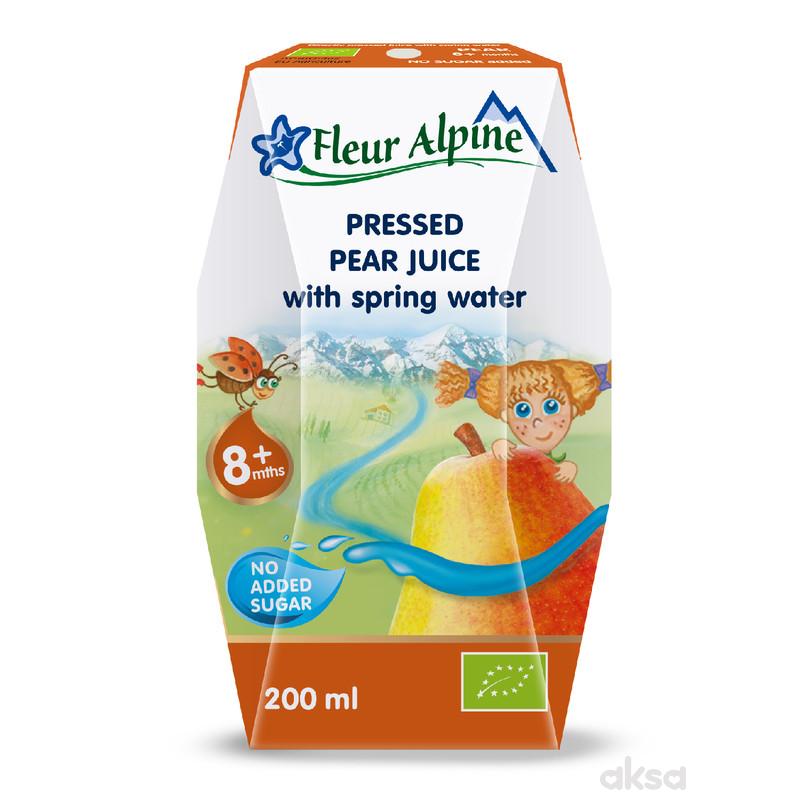 Fleur Alpine organski sok sa vodom od kruške 200ml 