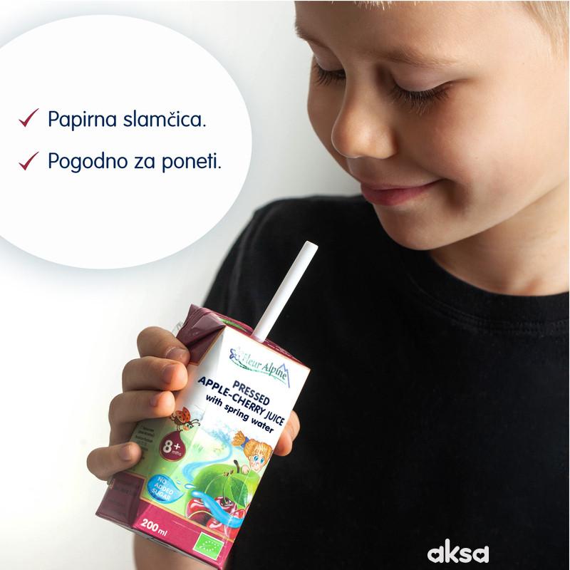 Fleur A org. sok sa vodom od višnje i jabuke 200ml 