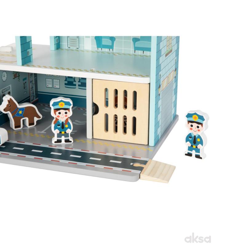Cute&Cool drvena igračka policijska stanica
