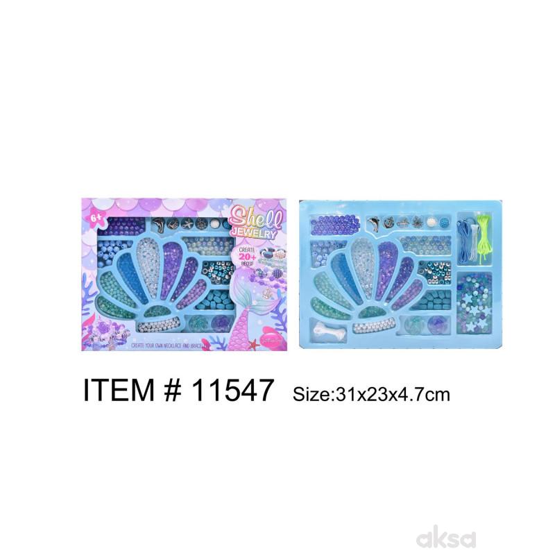 HK Mini set za nakit, školjka 