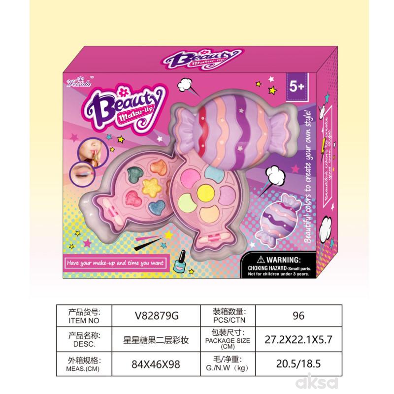 HK mini  Beauty Make-up – set za šminku, bombone 
