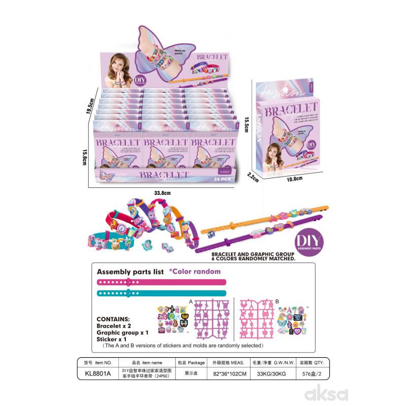HK Mini kreativni set za narukvice,dsp 24 kom 