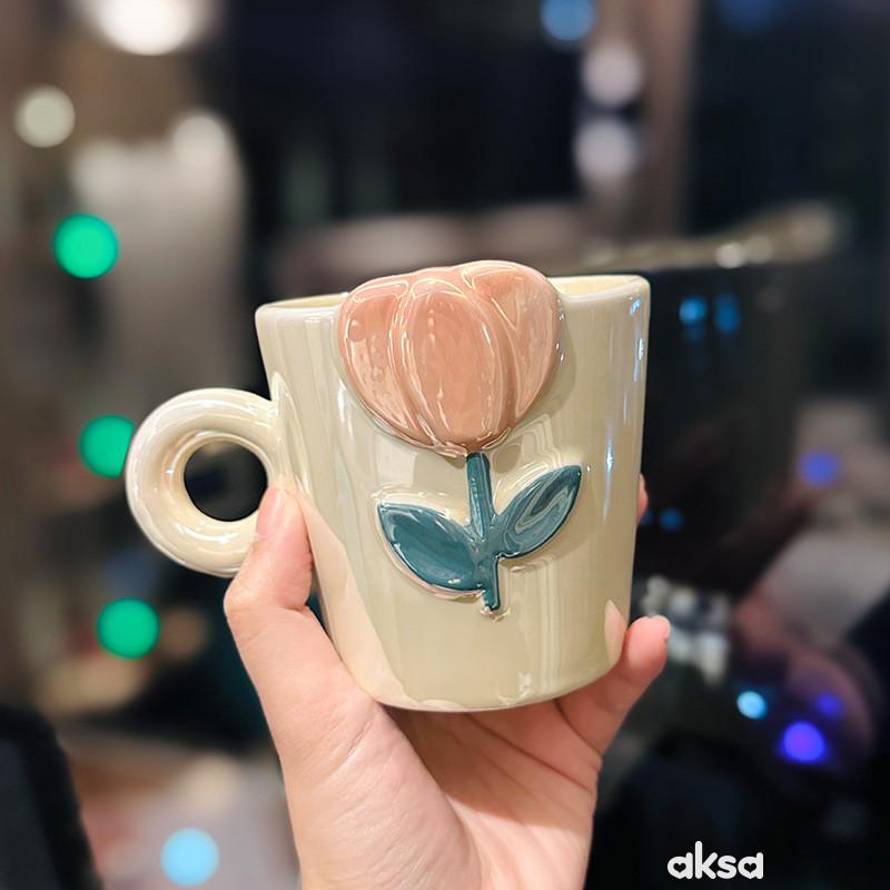 Cute&Cool HOME Dekorativna šolja ruža, žuta 