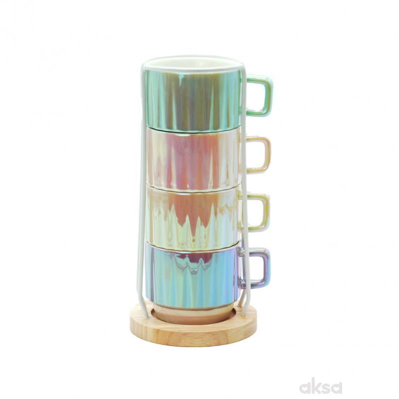 Cute&Cool HOME Set šarenih šolja 4 kom 