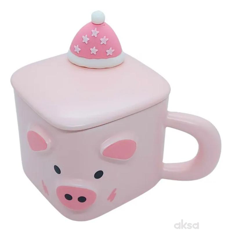 Cute&Cool HOME Dekorativna šolja prase 