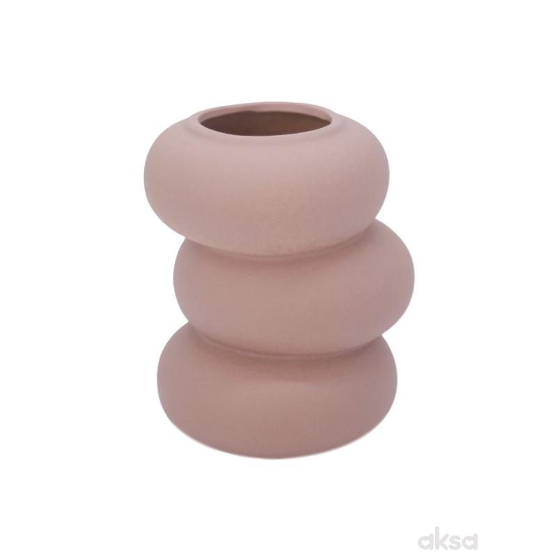 Cute&Cool HOME Dekorativna vaza spirala, roze 