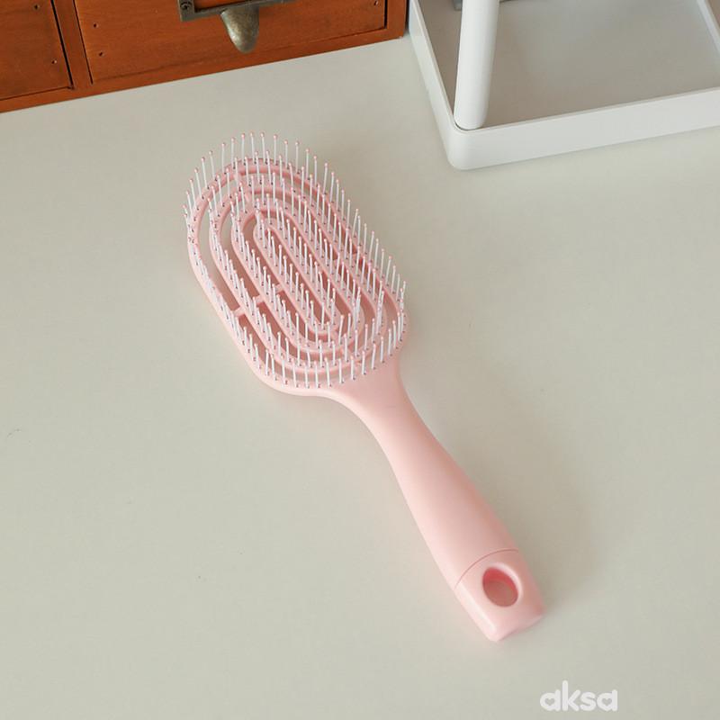 Be Cute Rebrasta četka za kosu, roze