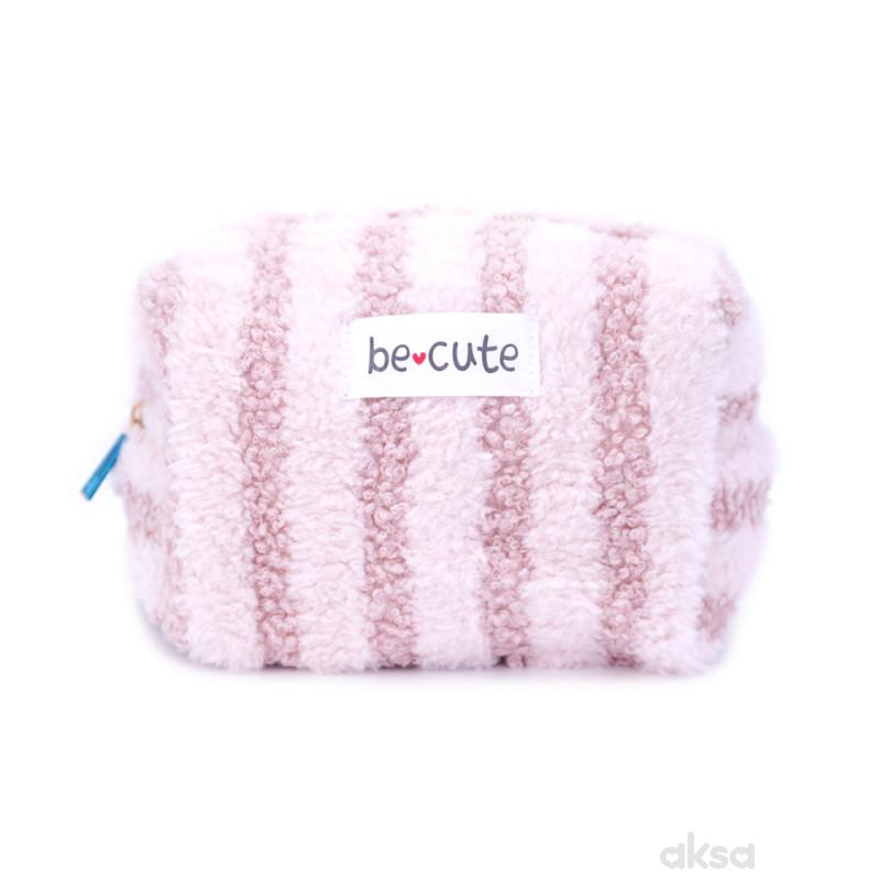 Be Cute plišani neseser roze M