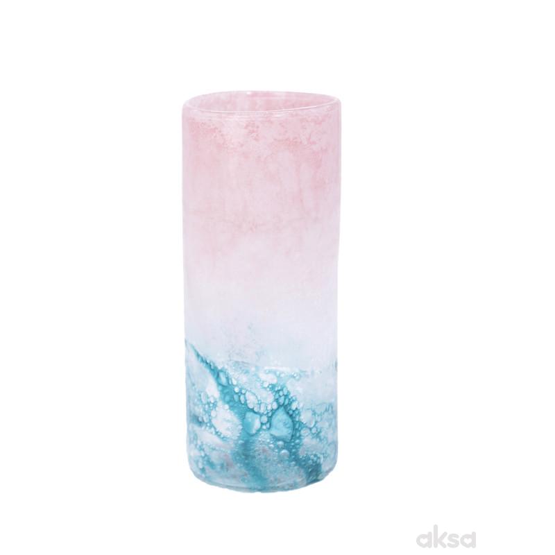 Cute&Cool HOME Dekorativna staklena vaza, roze 