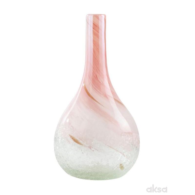Cute&Cool HOME Dekorativna staklena vaza, roze 
