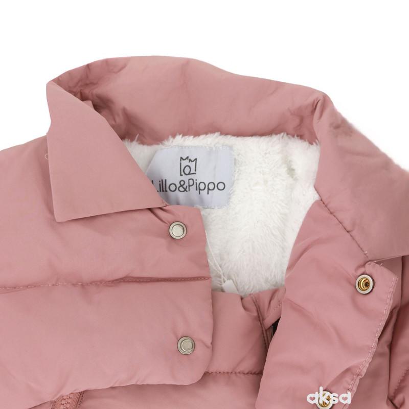 Lillo&Pippo skafander za bebe roze 