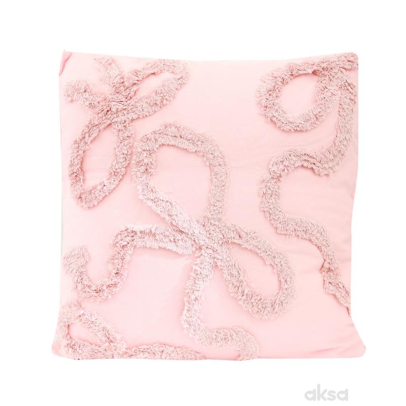 Cute&Cool HOME jastuk roze mašnica, 45x45cm