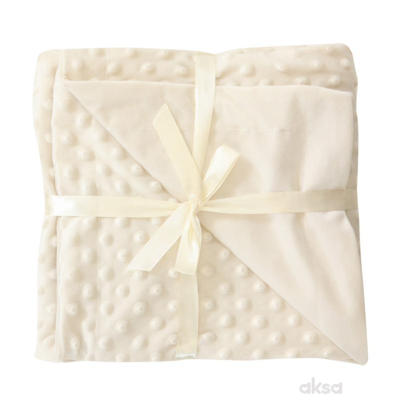 Lillo&Pippo set ćebe i plišana igračka, bež 