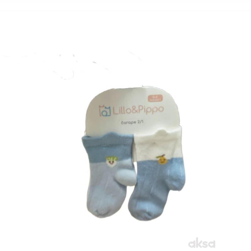 Lillo&Pippo čarape 2/1, dečaci 
