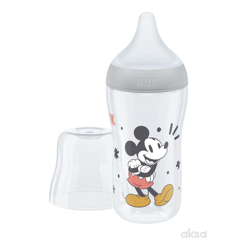 Nuk PM flašica sa indikatorom tempera 260ml Mickey 