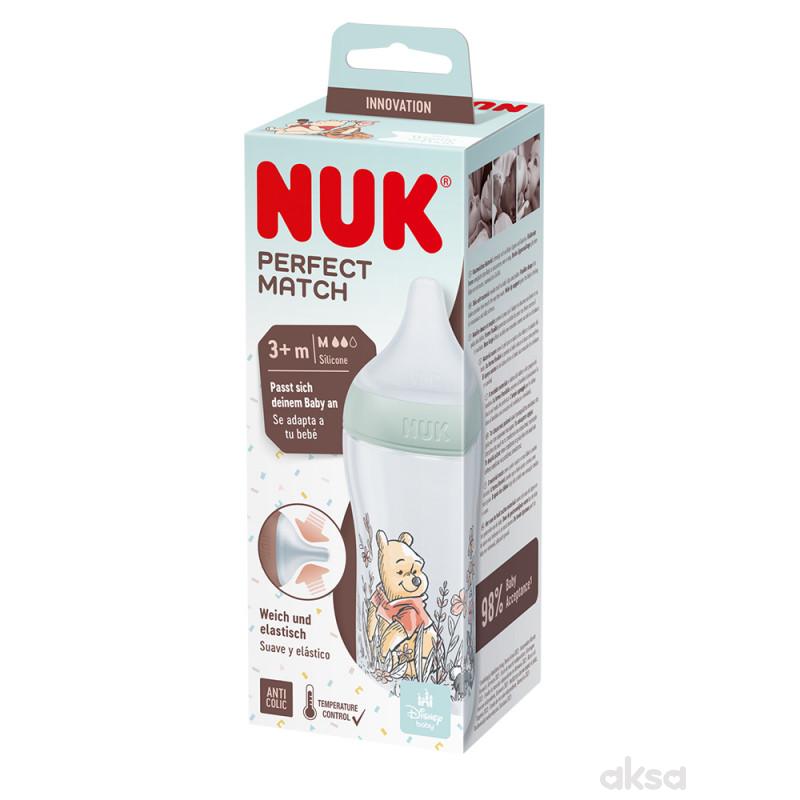 Nuk PM flašica sa indikatorom tempera 260ml Winnie 