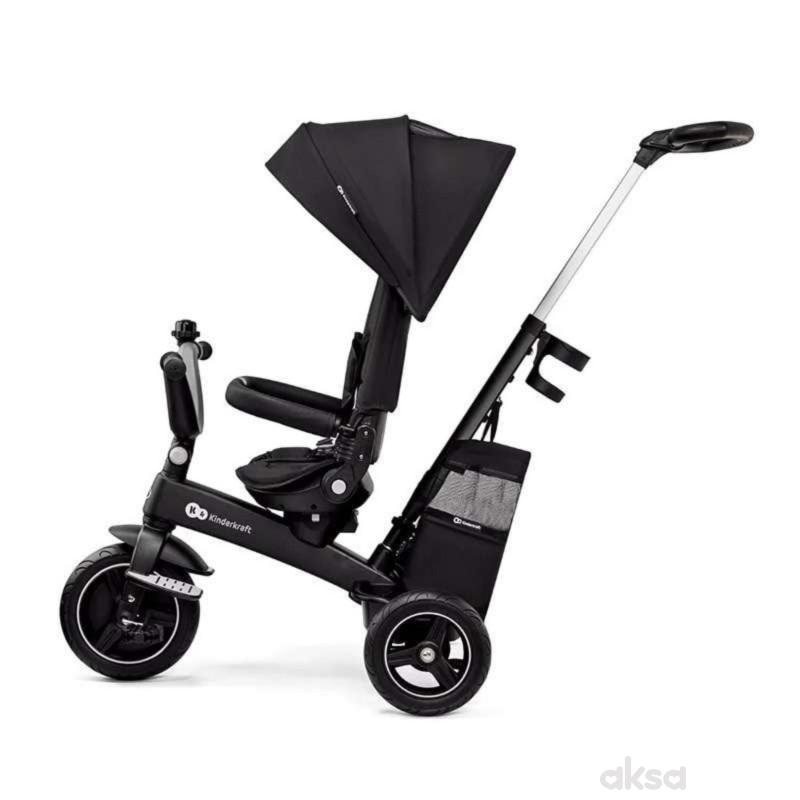 Kinderkraft tricikl Easy Twist 2u1 Black