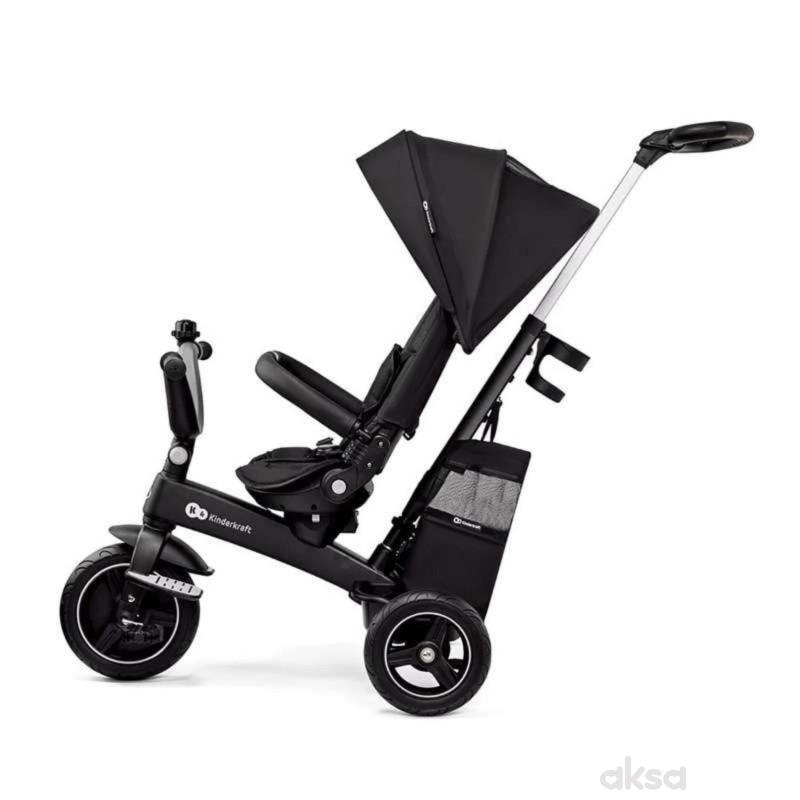 Kinderkraft tricikl Easy Twist 2u1 Black