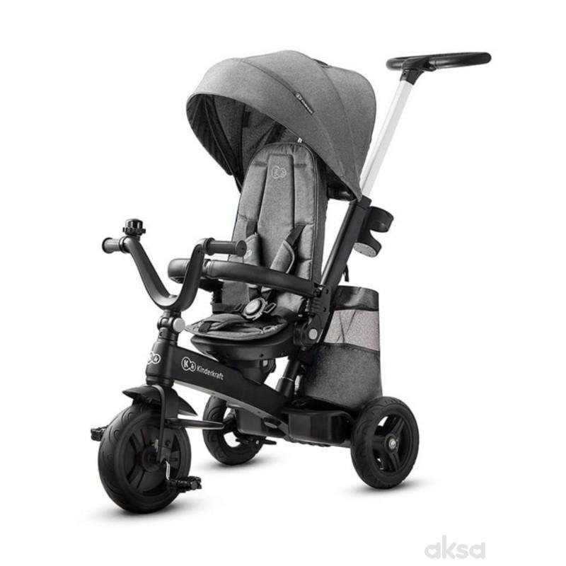 Kinderkraft tricikl Easy Twist 2u1 Platinum Grey